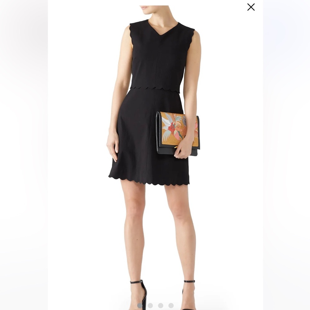 Rebecca Taylor Scalloped Trim Dress.  Size XS.